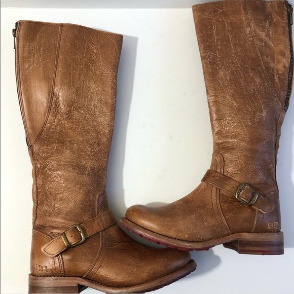 NWT BedStu Leather Gayle Tall Boot Brown 6.5 - Picture 3 of 13